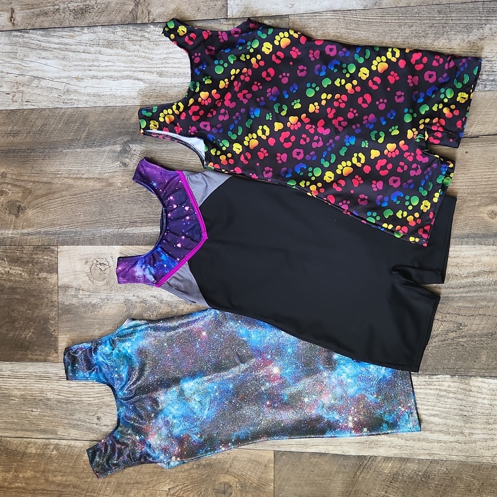 Girls Size 8-10 Gymnastics Leotards